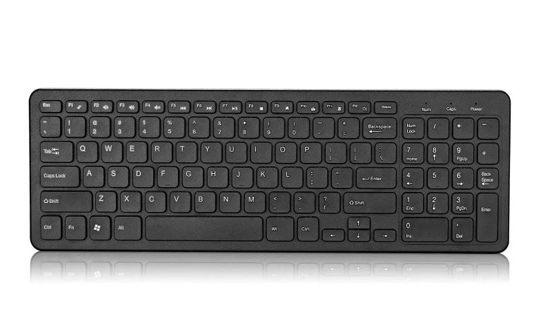 Bluejw Neutral Wireless Chocolate Keyboard and Mouse Set - 2.4G Gaming Keyboard Combo for Laptop, PC - Image 3